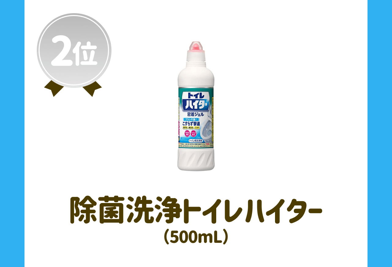 【2位】除菌洗浄トイレハイター(500mL)